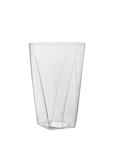 Bicchiere Plastica Prisma Termoaldato Conf 6 pz